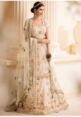 Wedding Lehenga for O-Shaped Body.