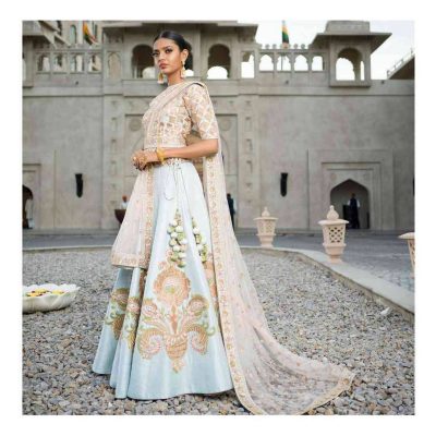 Off-White Lehenga for Wedding.