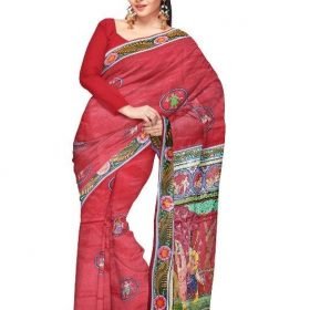 silk and cotton saree